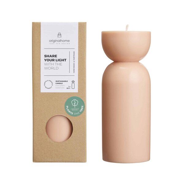 Originalhome Nachhaltiges Kerzengeschenk: Handgegossene vegane Designkerze - Organic M, Originalhome Nachhaltiges Kerzengeschenk: Handgegossene vegane Designkerze - Organic M, von Originalhome