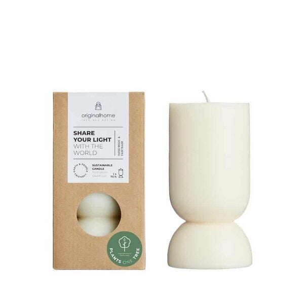 Originalhome Nachhaltiges Kerzengeschenk: Handgegossene vegane Designkerze - Organic S, Originalhome Nachhaltiges Kerzengeschenk: Handgegossene vegane Designkerze - Organic S, von Originalhome