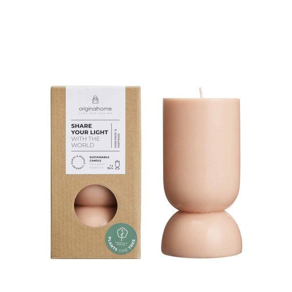Originalhome Nachhaltiges Kerzengeschenk: Handgegossene vegane Designkerze - Organic S, Originalhome Nachhaltiges Kerzengeschenk: Handgegossene vegane Designkerze - Organic S, von Originalhome