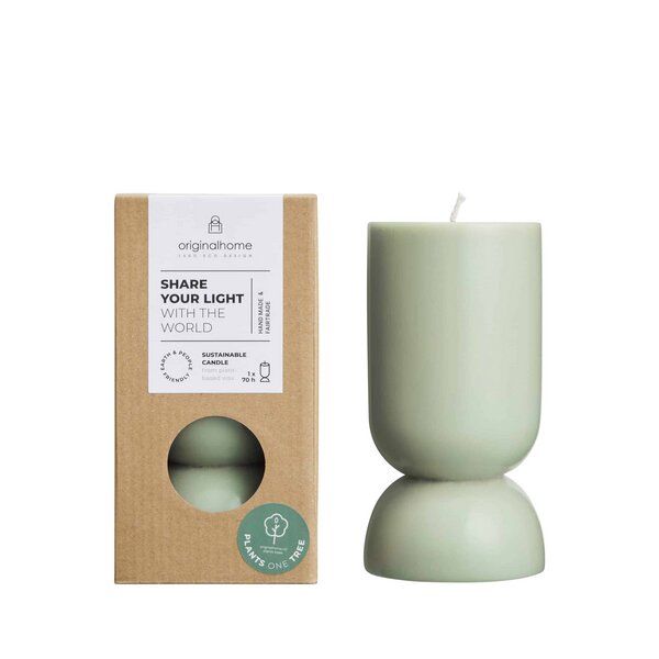 Originalhome Nachhaltiges Kerzengeschenk: Handgegossene vegane Designkerze - Organic S, Originalhome Nachhaltiges Kerzengeschenk: Handgegossene vegane Designkerze - Organic S, von Originalhome