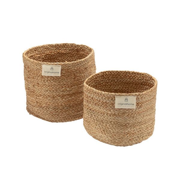Originalhome Natürlicher Brotkorb aus Jute, handgefertigt, 2er Set Originalhome Natürlicher Brotkorb aus Jute, handgefertigt, 2er Set von Originalhome
