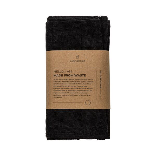Originalhome Serviette aus recycelte Baumwolle, von Originalhome