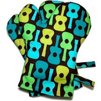 Ofenhandschuhe, 2Er-Set, Gitarren, Michael Miller von OriginalsbyLauren