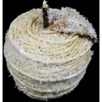 1 Große Gefälschte Schnee Apfel Rustikalen Mit Schneeseil Obst Künstliche Fee Blume Krone Blumenarrangement von OrinsTreasureChest