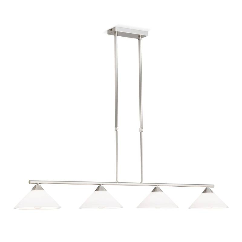 Orion Leuchten Hängeleuchte Grado Teleskoprohr 125 x 22 cm Satin 6 x E14 von Orion Leuchten