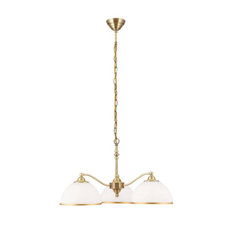 Orion Leuchten Hängeleuchte Old Style Ø 65 cm Antik Milchglas von Orion Leuchten
