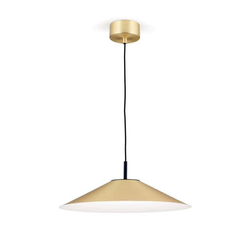 Orion Leuchten LED Hängeleuchte Gourmet Ø 35 cm Gold 3000K 22W 1700lm von Orion Leuchten