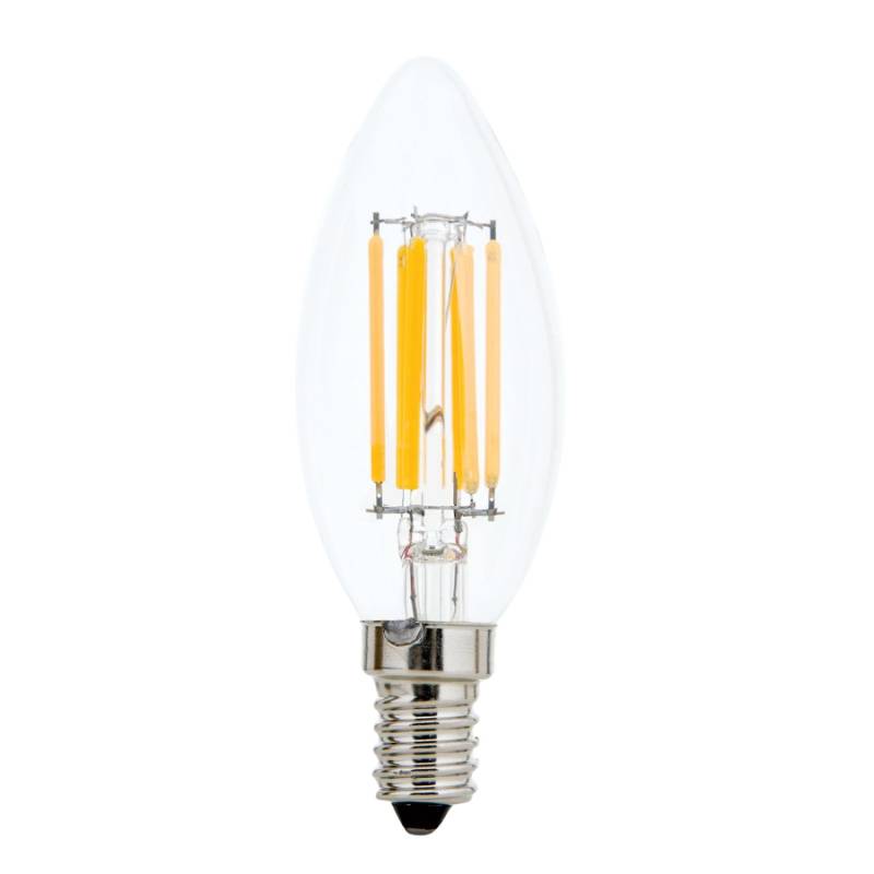 Orion Leuchten LED-Kerze Dimmbar E14/4,5W 40W 470lm 2700 K Warmweiß Klar von Orion Leuchten