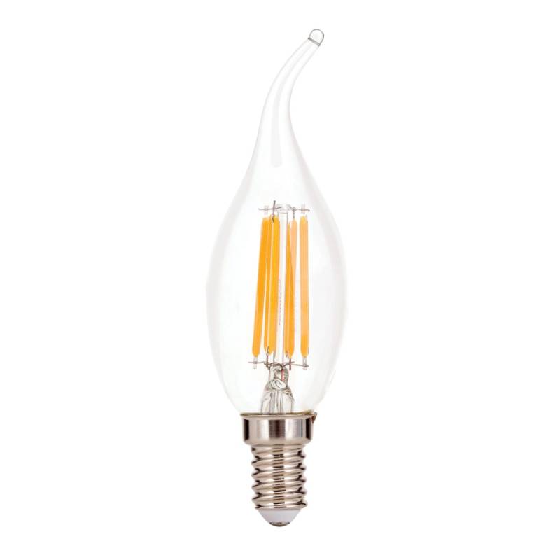 Orion Leuchten LED-Windstoßkerze Dimmbar E14/4,5W 40W 470 lm 2700 K Warmweiß Klar von Orion Leuchten