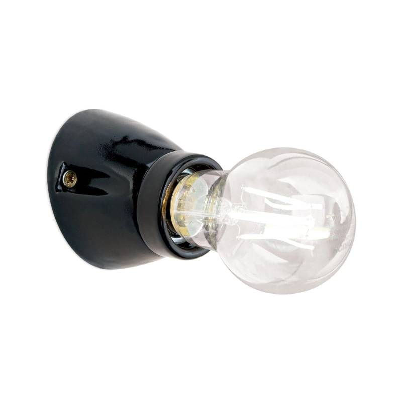 Orion Leuchten Wandleuchte Keramik 1xE27 Schwarz von Orion Leuchten