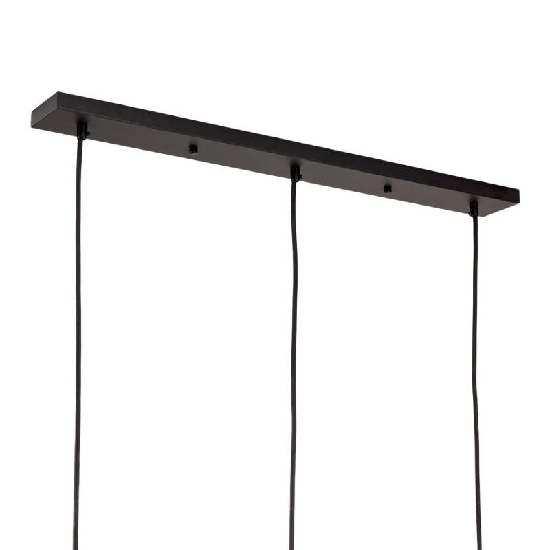 Orion Lightstyle Deckenbaldachin 3 Auslässe Schwarz 70 cm x 8 cm von Orion Lightstyle