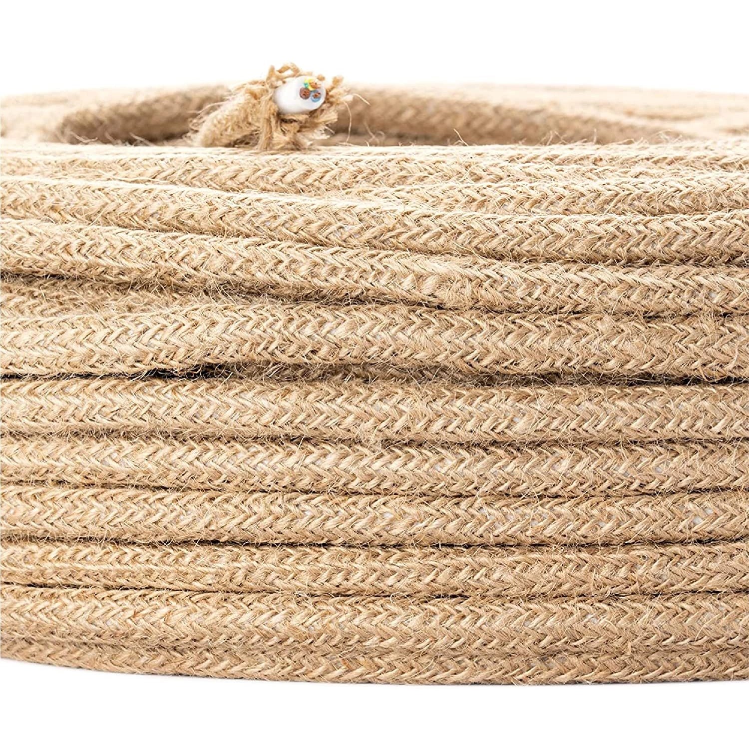 Orion Lightstyle Lampen Textilkabel 3 Adrig Leinen Jute Meterware Orion Lightstyle Lampen Textilkabel 3 Adrig Leinen Jute Meterware von Orion Lightstyle