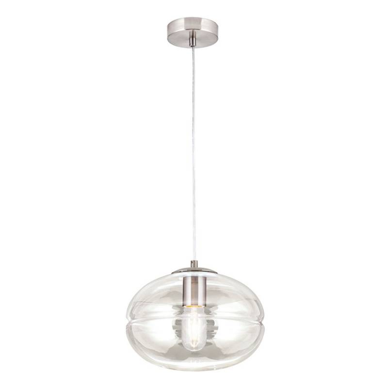 B-Ware Orion Hängeleuchte Pendelleuchte Richard Deckenleuchte Metall Nickel Glas Klar B-Ware Orion Hängeleuchte Pendelleuchte Richard Deckenleuchte Metall Nickel Glas Klar von Orion