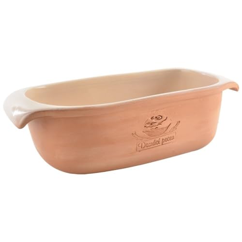 BROTBACKFORM Keramik Brot Backform Kuchenform Brötchenform Brotform 33 x 16 cm von Orion