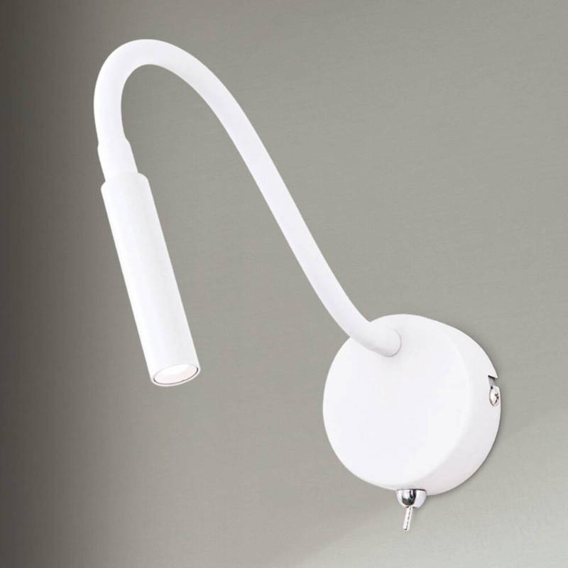 Flexible LED-Wandleuchte Colin in Weiß von Orion