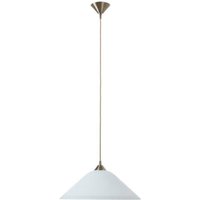 [GEBRAUCHT] Orion Loisa Opalglas Hängeleuchte Deckenlampe Deko Pendelleuchte E27 Altmessing B-Ware von Orion
