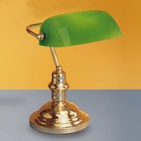 [GEBRAUCHT] Orion Tischlampe Onella Schreibtischlampe Büroleuchte Im Banker Stil E27 Grün B-Ware von Orion
