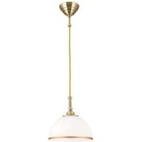 Orion - gebraucht] Hängeleuchte Old Lamp Hängelampe Deckenlampe Mit Textilkabel Einflammig6 B-Ware von Orion