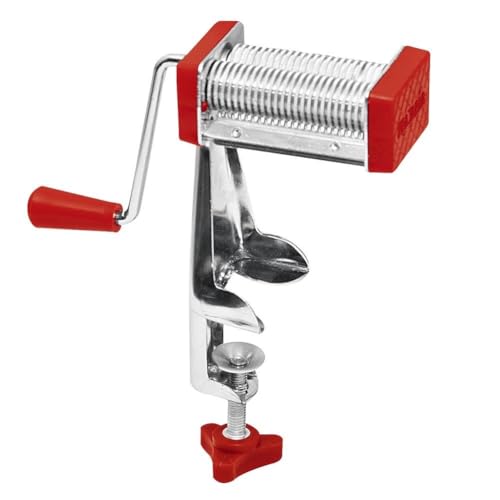 Orion HAUSE MAKARON-MASINE FADEN, Nudelmaschine, Edelstahl, Rot von Orion