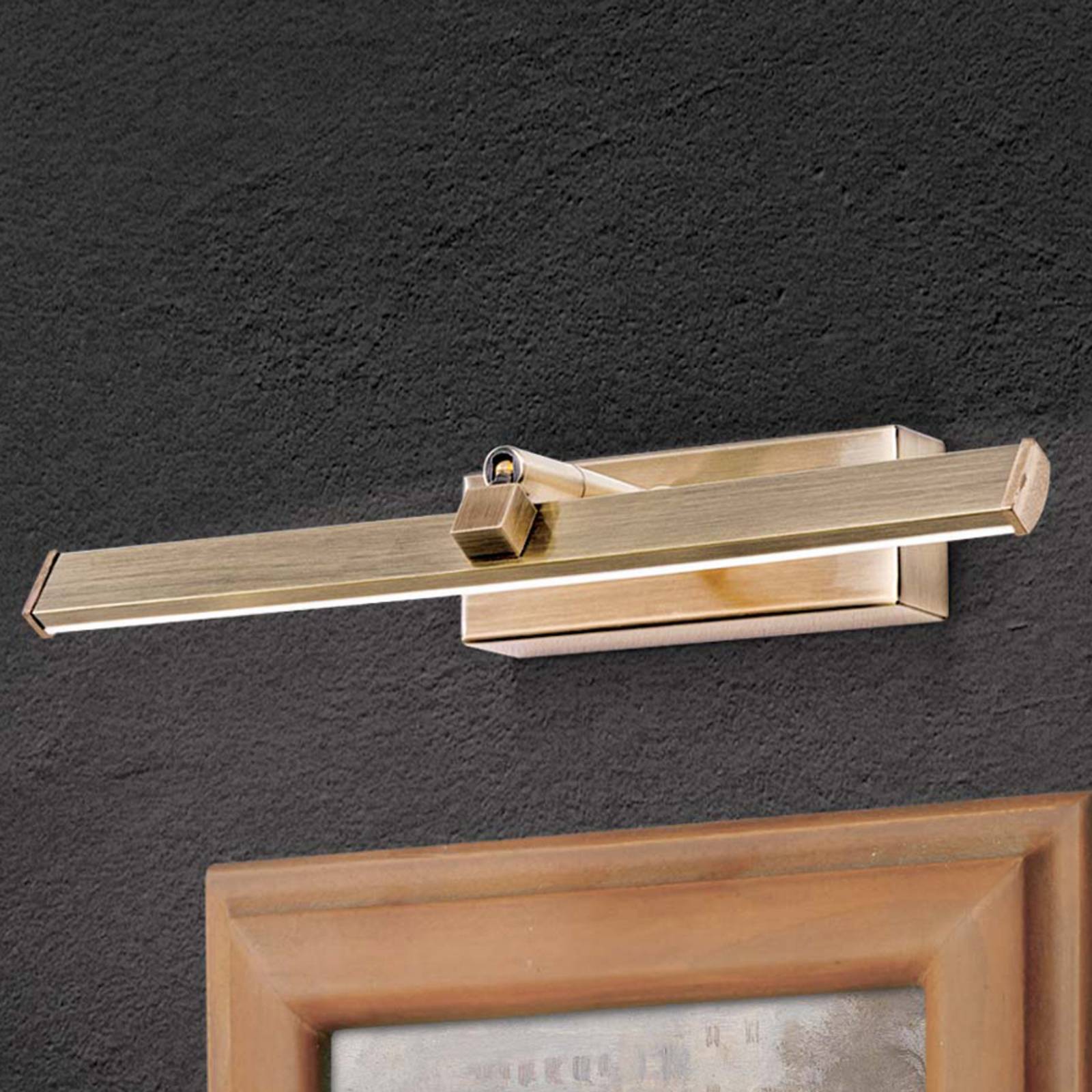 LED-Bilderleuchte Suren in Altmessing, 30 cm LED-Bilderleuchte Suren in Altmessing, 30 cm von Orion