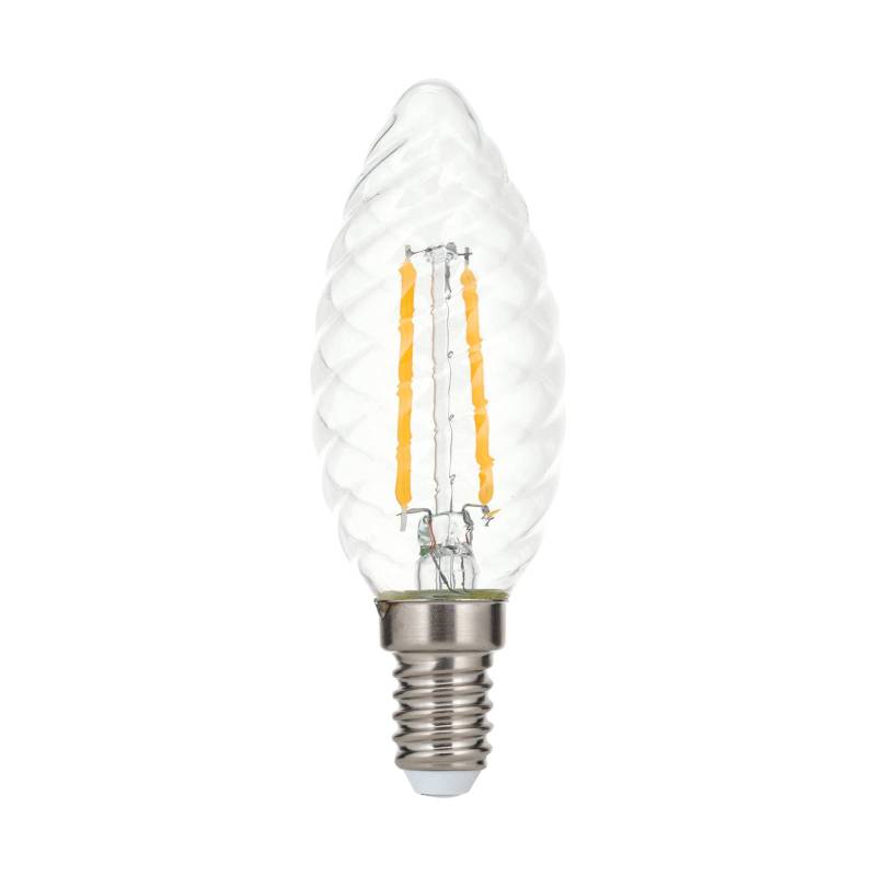 LED-Kerzenlampe E14 3W 2.700 K Filament gedreht von Orion