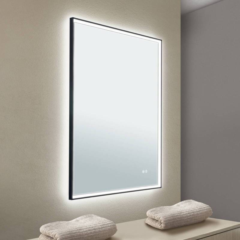 LED-Spiegel Frame, 70 x 90 cm, CCT, Antibeschlag, dimmbar von Orion
