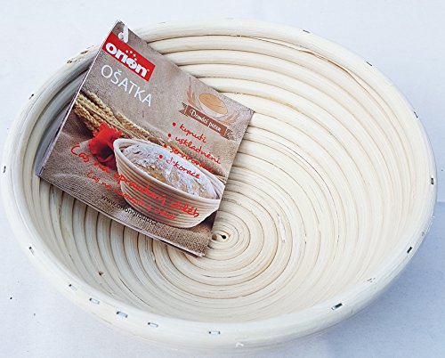 Masterproofing Runder Brotkorb zum Anzuchten, 20 cm - 20 cm Rattan, Brotkorb von Orion