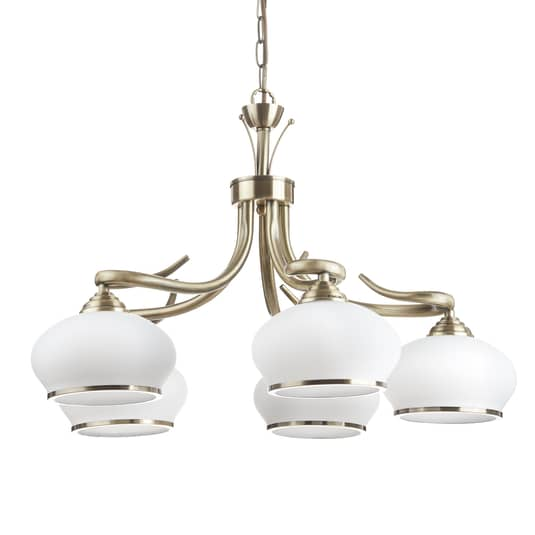 Orion Hängeleuchte Elvira Deckenlampe Deko Deckenlampe Pendelleuchte E27 5 Flg B-Ware von Orion
