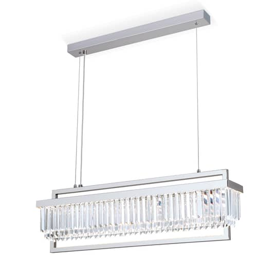Orion Led Pendelleuchte Prism Hängeleuchte Hängelampe Leuchte Led Länglich Chrom B-Ware von Orion