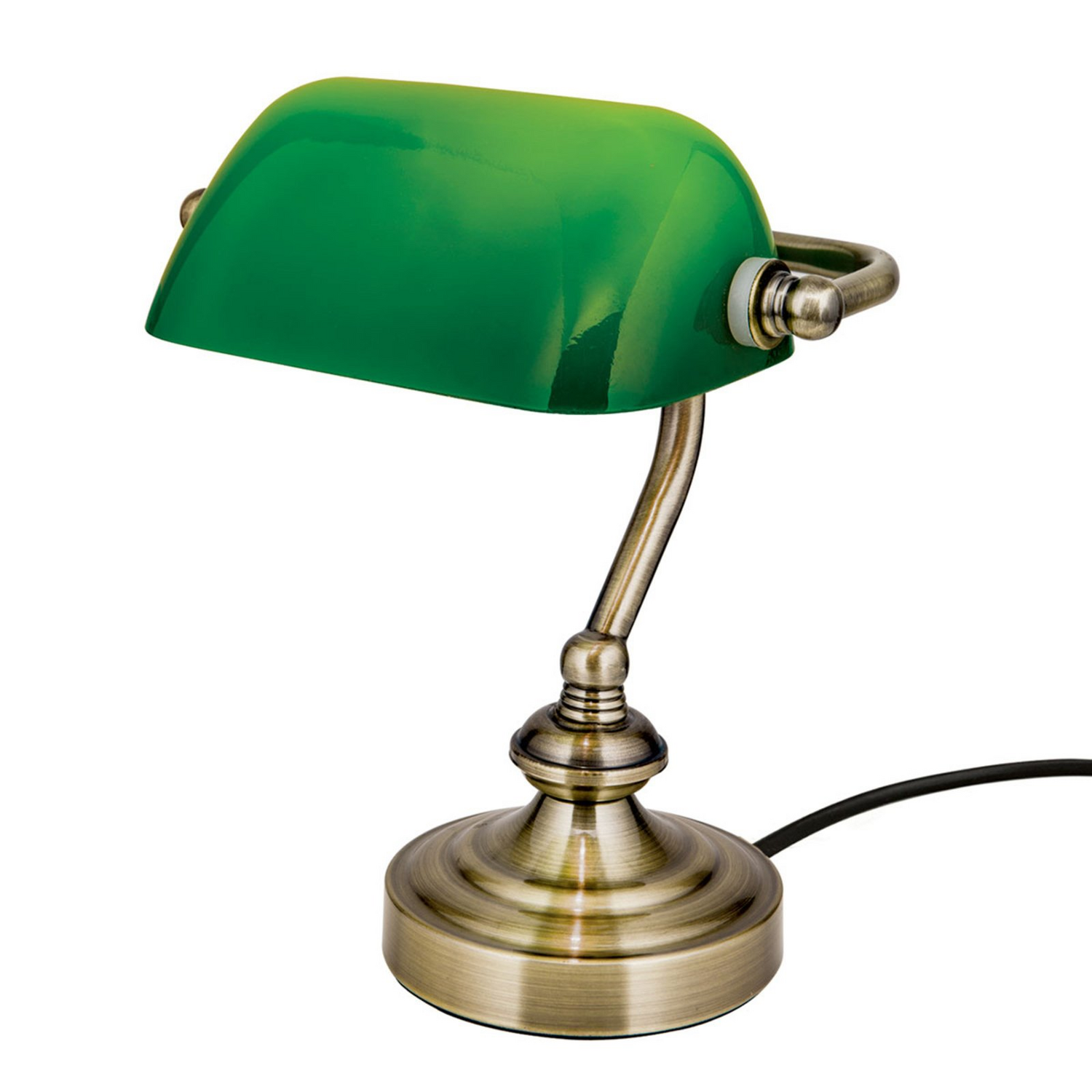 Orion Zora Banker Tischleuchte Schreibtischlampe Lampe Mit Grünem Glasschirm B-Ware Orion Zora Banker Tischleuchte Schreibtischlampe Lampe Mit Grünem Glasschirm B-Ware von Orion