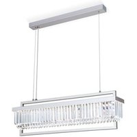 Orion - neuwertig] Led Pendelleuchte Prism Hängeleuchte Hängelampe Leuchte Led Länglich Chrom B-Ware von Orion