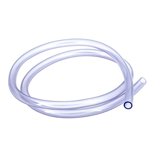 ORIPLAST PVC Schlauch - 1 Meter, 7 x 10 mm - Aquariumschlauch, Wasserschlauch, Luftschlauch, Glasklar und Temperaturbeständig von -20°C bis +60°C, zum Durchleiten von Flüssigkeiten von Oriplast