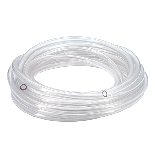 ORIPLAST PVC Schlauch - 10 Meter, 10 x 14 mm - Aquariumschlauch, Wasserschlauch, Luftschlauch, Glasklar und Temperaturbeständig von -20°C bis +60°C, zum Durchleiten von Flüssigkeiten von Oriplast