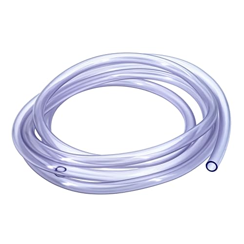 ORIPLAST PVC Schlauch - 2,5 Meter, 7 x 10 mm - Aquariumschlauch, Wasserschlauch, Luftschlauch, Glasklar und Temperaturbeständig von -20°C bis +60°C, zum Durchleiten von Flüssigkeiten von Oriplast