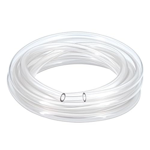 ORIPLAST PVC Schlauch - 5 Meter, 10 x 14 mm - Aquariumschlauch, Wasserschlauch, Luftschlauch, Glasklar und Temperaturbeständig von -20°C bis +60°C, zum Durchleiten von Flüssigkeiten von Oriplast