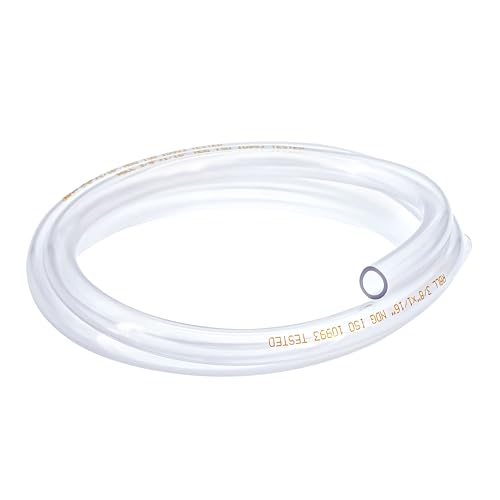 ORIPLAST PVC Schlauch - 1 Meter, 9 x 13 mm - Aquariumschlauch, Wasserschlauch, Luftschlauch, Glasklar und Temperaturbeständig von -20°C bis +60°C, zum Durchleiten von Flüssigkeiten von Oriplast