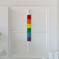 Rainbow Pride Strip Sonnenfänger 5 X 30 cm von OriskanyGlass