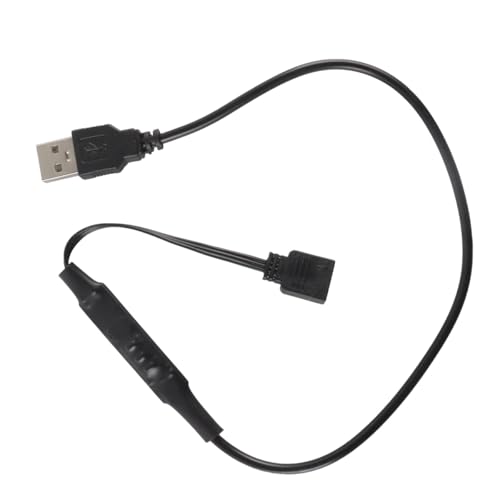 Orivin 5-V-USB-Streifen-Controller, 40 cm, USB auf 3-polig, 5 V, RGB-Lichtersatz mit 68 Lampeneffekten Orivin 5-V-USB-Streifen-Controller, 40 cm, USB auf 3-polig, 5 V, RGB-Lichtersatz mit 68 Lampeneffekten von Orivin