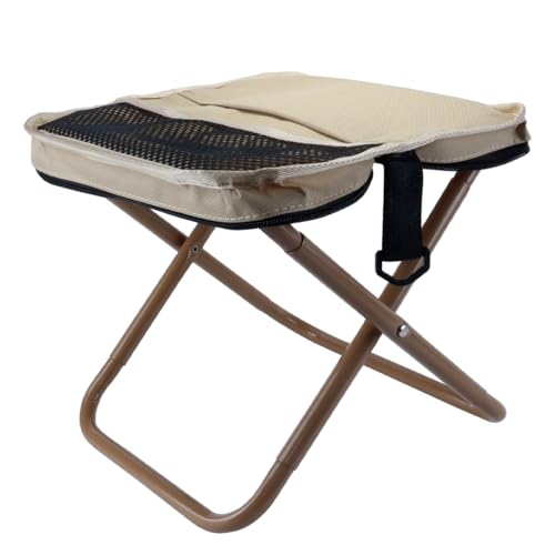 Orivin Tragbarer Mini-Campinghocker zum Zusammenklappen – ideal zum Angeln, Reisen und Picknicken mit praktischer Tragetasche mit Reißverschluss Orivin Tragbarer Mini-Campinghocker zum Zusammenklappen – ideal zum Angeln, Reisen und Picknicken mit praktischer Tragetasche mit Reißverschluss von Orivin