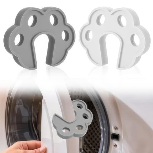 2 Silikon Türstütze Für Waschmaschine, Waschmaschinentür Aufhalten, Bärentatzenform Waschmaschinen Türstopper, Universelle Flexible Waschmaschinentür Halter Türstütze Für Frontlader Waschmaschinen von Orixo