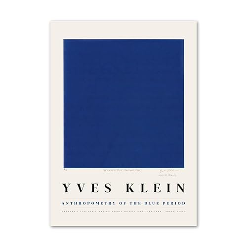 Orjdjz Wxkbl Ausstellung Yves Klein Poster Und Drucke Yves Klein Blaue Wandkunst Surrealismus Leinwandmalerei Für Zuhause Wandkunst Dekor Bild 40x60cmx1 Kein Rahmen Orjdjz Wxkbl Ausstellung Yves Klein Poster Und Drucke Yves Klein Blaue Wandkunst Surrealismus Leinwandmalerei Für Zuhause Wandkunst Dekor Bild 40x60cmx1 Kein Rahmen von Orjdjz Wxkbl