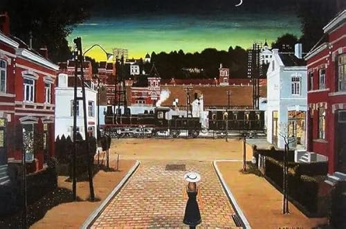 Orjdjz Wxkbl Berühmte Paul Delvaux Poster Surreale Wandkunst Paul Delvaux Drucke Paul Delvaux Leinwand Gemälde Für Zuhause Wanddekoration Bild 50x70cmx1 Kein Rahmen Orjdjz Wxkbl Berühmte Paul Delvaux Poster Surreale Wandkunst Paul Delvaux Drucke Paul Delvaux Leinwand Gemälde Für Zuhause Wanddekoration Bild 50x70cmx1 Kein Rahmen von Orjdjz Wxkbl