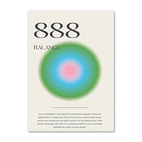 Orjdjz Wxkbl Engelszahlen 888 Poster und Drucke reflektieren Digitale Farbverlauf Aura Wandkunst Engel Zahlen Leinwand Gemälde für Zuhause Bild Dekor 40x60cm Kein Rahmen Orjdjz Wxkbl Engelszahlen 888 Poster und Drucke reflektieren Digitale Farbverlauf Aura Wandkunst Engel Zahlen Leinwand Gemälde für Zuhause Bild Dekor 40x60cm Kein Rahmen von Orjdjz Wxkbl