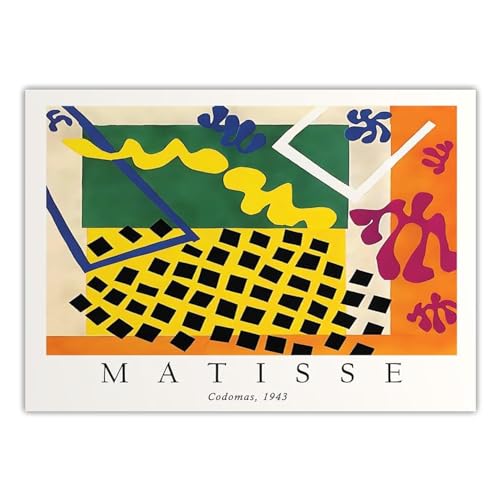 Orjdjz Wxkbl Henri Matisse Wall Art Henri Matisse《Codomas》Affiche Henri Matisse Estampes Matisse Peinture sur Toile Pour la Maison Art Photo Decor 50x70cmx1 sans Cadre von Orjdjz Wxkbl