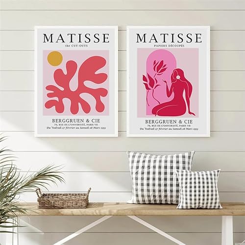 Orjdjz Wxkbl Matisse Poster Abstrakte Rote Ausschnitte Körper Leinwand Wandkunst Matisse Drucke Matisse Malerei Matisse Bild Für Zuhause Wanddekoration 40x65cmx2 Kein Rahmen Orjdjz Wxkbl Matisse Poster Abstrakte Rote Ausschnitte Körper Leinwand Wandkunst Matisse Drucke Matisse Malerei Matisse Bild Für Zuhause Wanddekoration 40x65cmx2 Kein Rahmen von Orjdjz Wxkbl