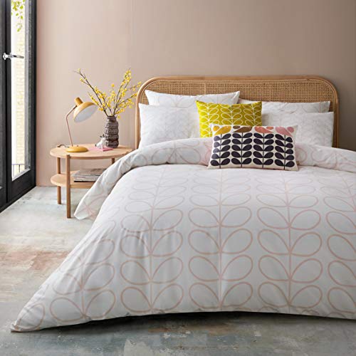 Orla Kiely Linear Stem Cloud Pink Bedding Bedding: Duvet Cover, Single 135x200cm von Orla Kiely