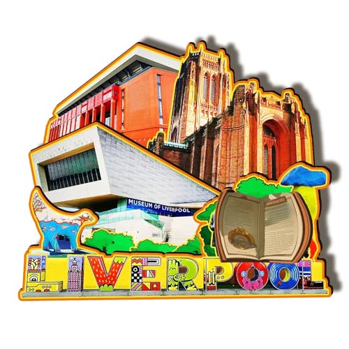 Orlybar Orlaybar Liverpool England dekorativer Magnet 3D Kühlschrank Stadt Reise Souvenir Tourist Geschenke handgemachte Handwerk Kühlschrankmagnet Heimtextilien -753 von Orlybar