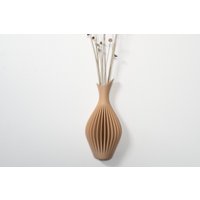 Moderne Vase Mit Cleverer Wandhalterung - Wanddeko Blumen 3D Druck von OrnaTech
