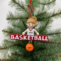 Basketball Sport Ornament Personalisiert Weihnachten Perfektes Geschenk Für Kinder Benutzerdefinierte Familie Ornamente von OrnamentHeaven