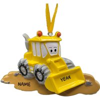 Bau Bulldozer Ornament Personalisierte Weihnachtsverzierung Perfektes Geschenk Für Kinder Benutzerdefinierte Weihnachten Familie - Kid Ornaments von OrnamentHeaven